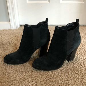 Marc Fisher black suede boots size 10
